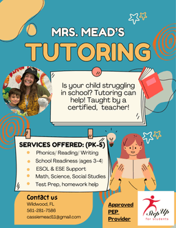 Mrs. Mead’s Tutoring, Tutoring provider