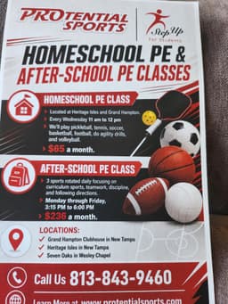 Protential sports, Physical Education & Sports provider