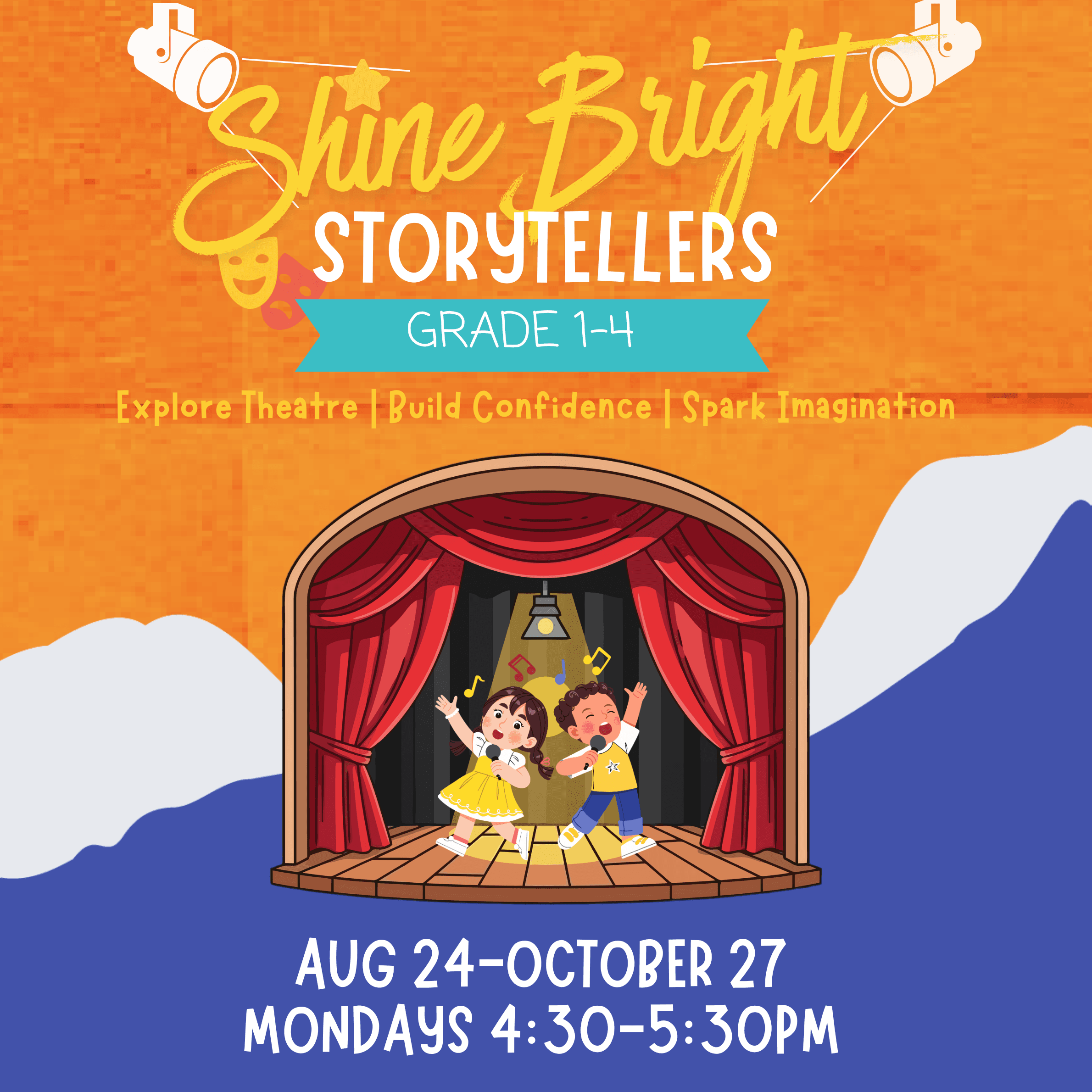 Shine Bright Storytellers students in costume